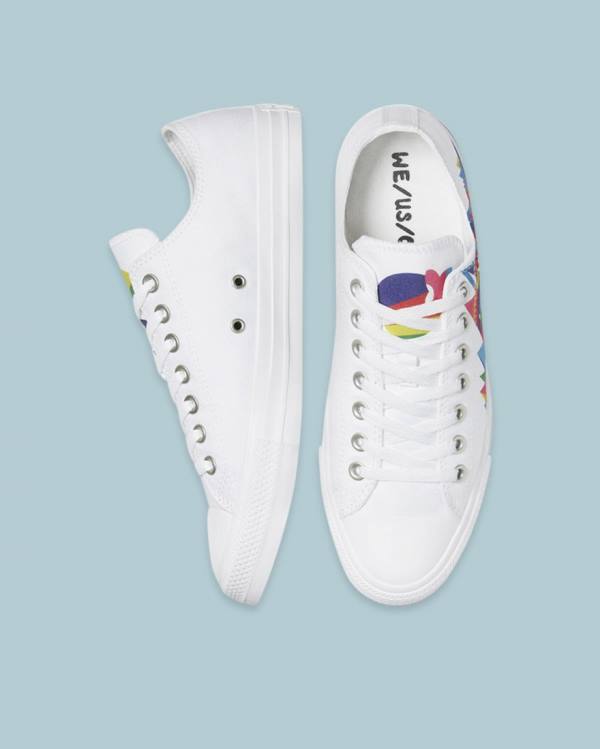 Trampki Niskie Converse Chuck Taylor All Star Pride Białe | CV-175CRO