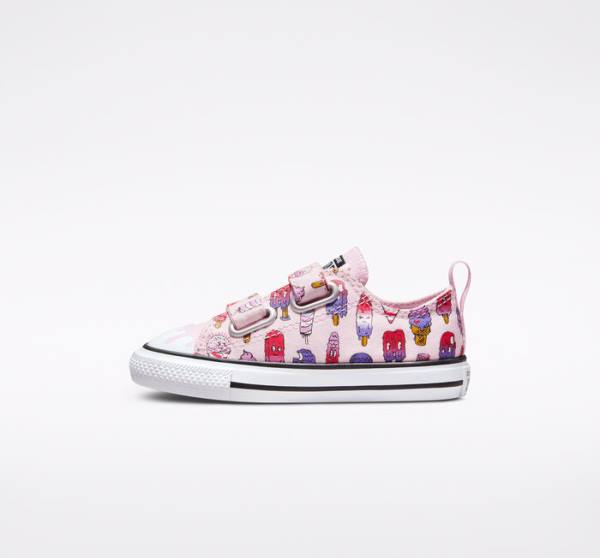 Trampki Niskie Converse Chuck Taylor All Star Easy-On Frozen Treats Różowe Różowe | CV-347NRE