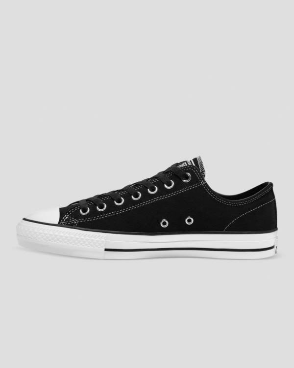 Trampki Niskie Converse Chuck Taylor All Star Pro Zamszowe Czarne | CV-367OHZ