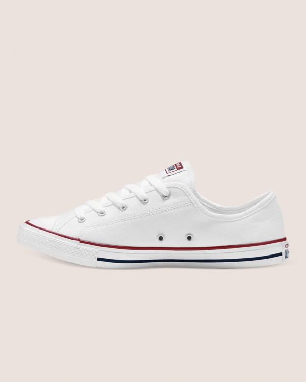 Trampki Niskie Converse Chuck Taylor All Star Dainty Basic Płócienne Białe | CV-418QLU