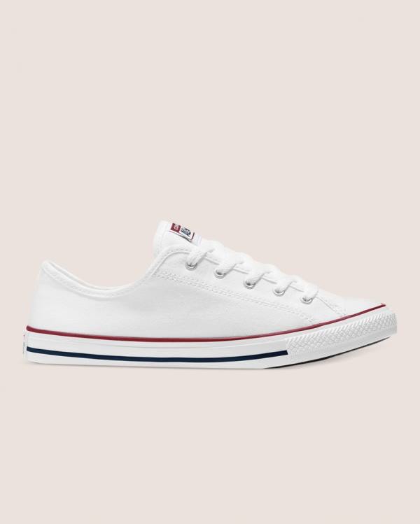 Trampki Niskie Converse Chuck Taylor All Star Dainty Basic Płócienne Białe | CV-418QLU