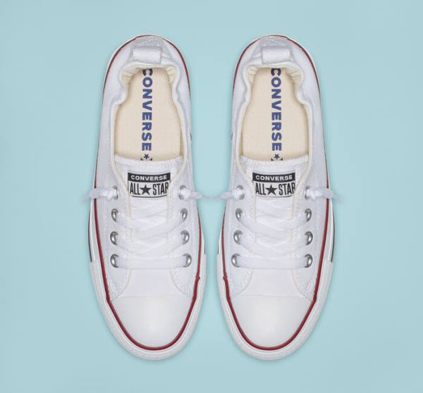 Trampki Niskie Converse Chuck Taylor All Star Shoreline White Slip On Białe | CV-483QBU