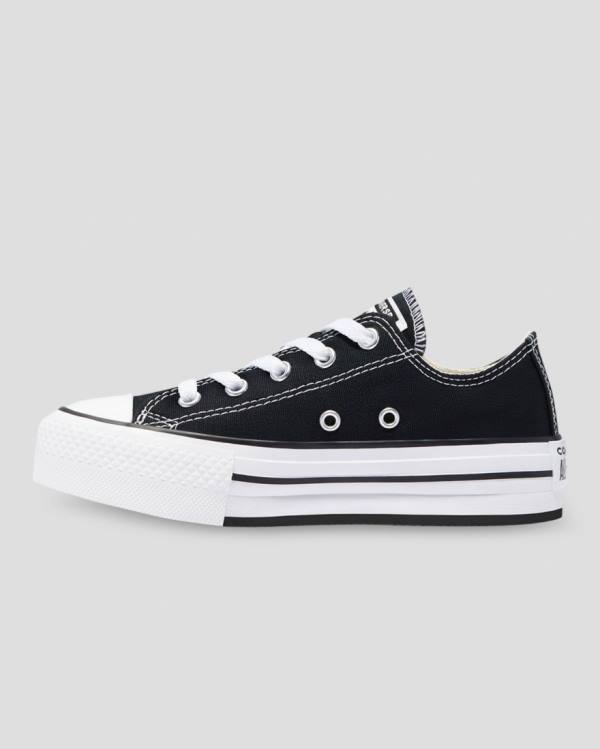 Trampki Niskie Converse Chuck Taylor All Star EVA Platformie Czarne | CV-510NYO