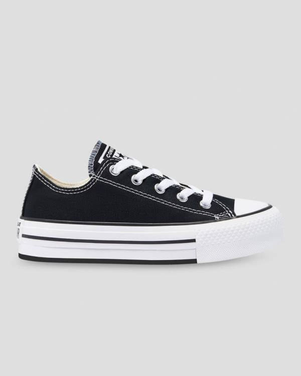 Trampki Niskie Converse Chuck Taylor All Star EVA Platformie Czarne | CV-510NYO