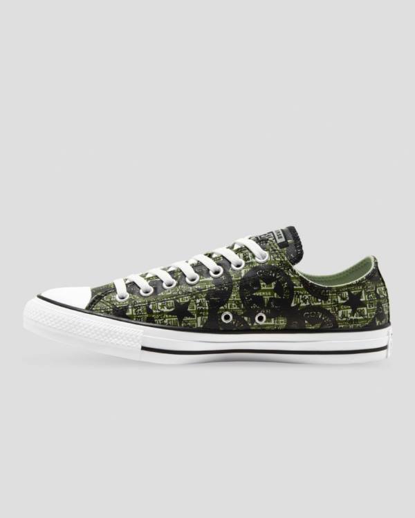 Trampki Niskie Converse Chuck Taylor All Star Logo Replay Czarne | CV-521YMX