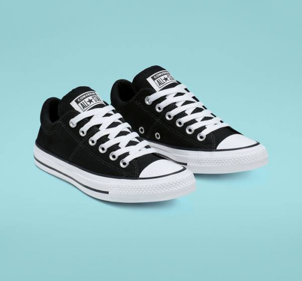 Trampki Niskie Converse Chuck Taylor All Star Madison Czarne Białe | CV-698JQR