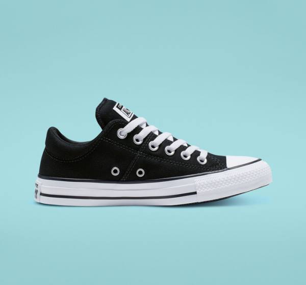 Trampki Niskie Converse Chuck Taylor All Star Madison Czarne Białe | CV-698JQR