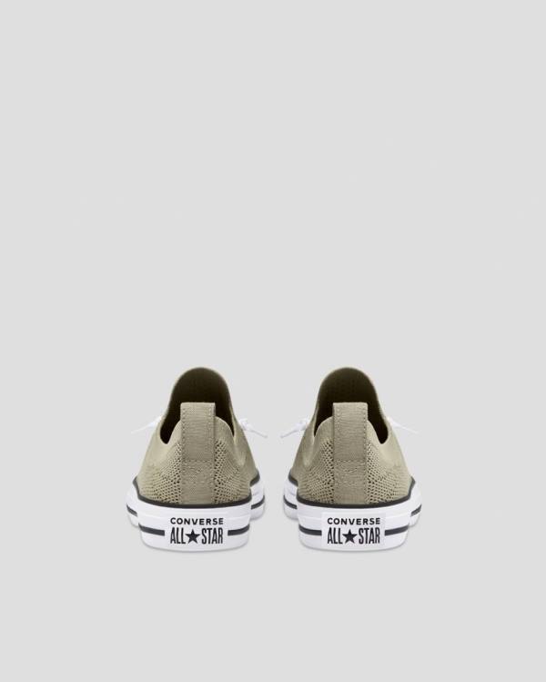 Trampki Niskie Converse Chuck Taylor All Star Shoreline Knit Slip Zielone | CV-819ABH