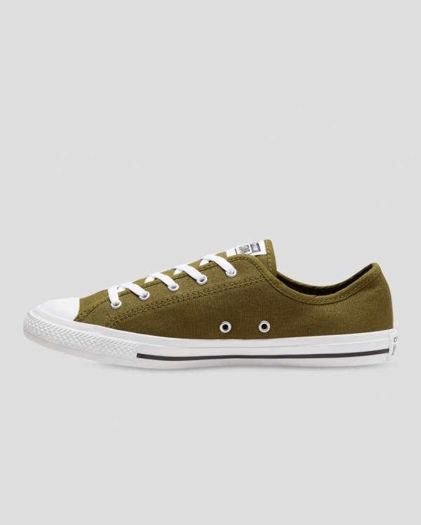 Trampki Niskie Converse Chuck Taylor All Star Dainty Mix And Match Oliwkowe Niebieskie | CV-907DLG