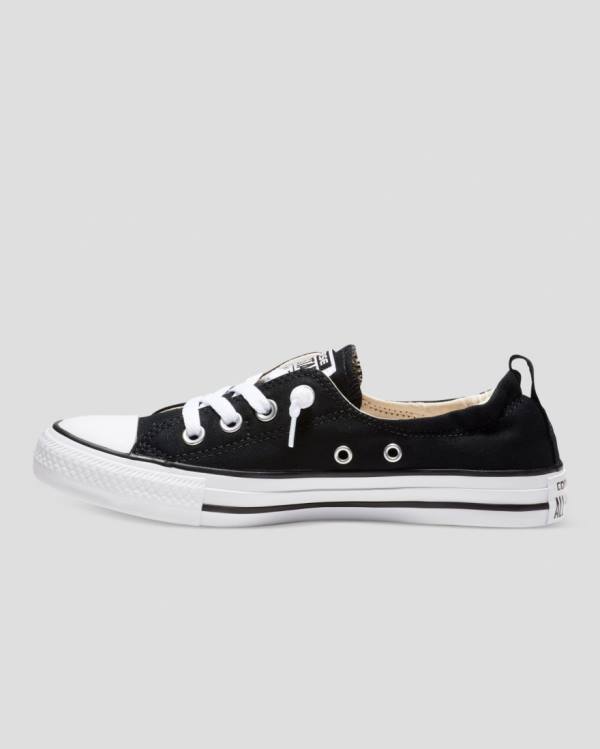 Trampki Niskie Converse Chuck Taylor All Star Shoreline Slip Czarne | CV-921AXW