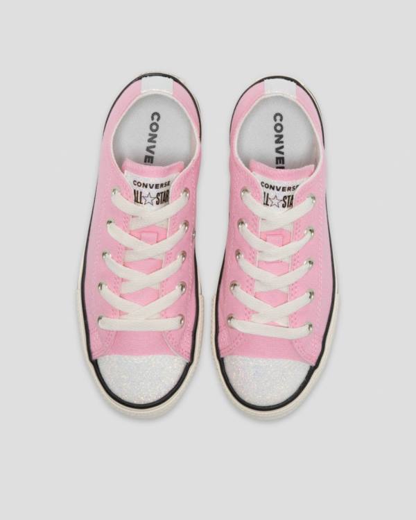 Trampki Niskie Converse Chuck Taylor All Star UV Glitter Różowe | CV-963SVO