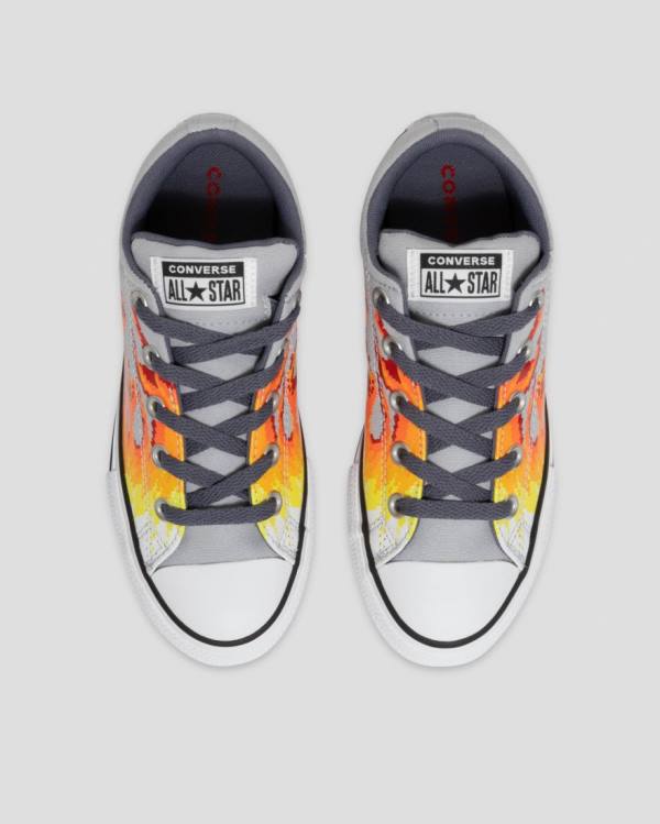 Trampki Niskie Converse Chuck Taylor All Star Streetwear Digi Flame Szare Żółte | CV-965HBX