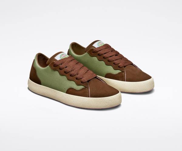 Trampki Niskie Converse GOLF le FLEUR GLF 2.0 Zielone Białe | CV-287HEA