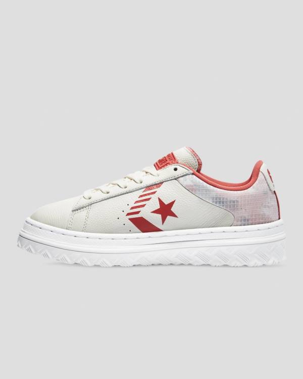 Trampki Niskie Converse Pro Skórzane X2 Beżowe | CV-763NUQ