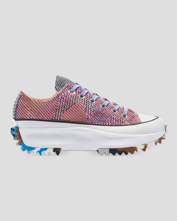 Trampki Niskie Converse Run Star Hike Knit Print Pomarańczowe Różowe | CV-395IBX