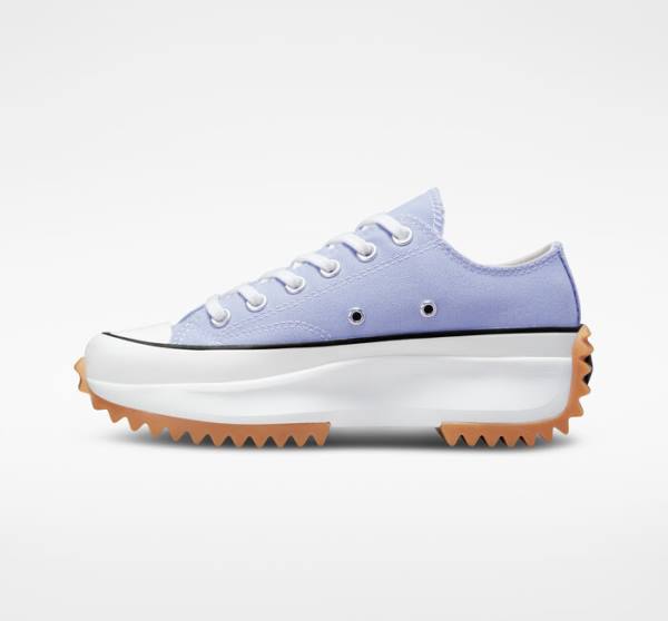 Trampki Niskie Converse Run Star Hike Platformie Seasonal Color Niebieskie Białe Czarne | CV-258CPE