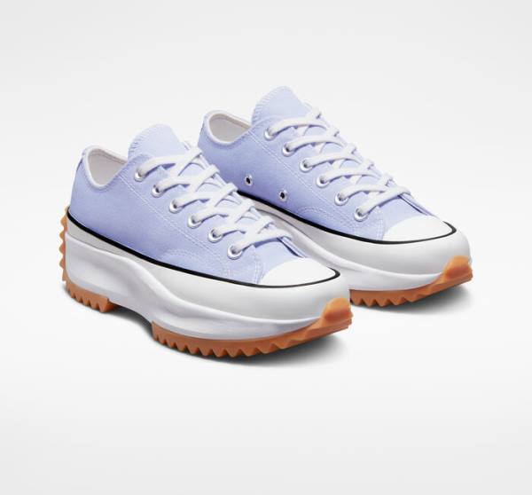 Trampki Niskie Converse Run Star Hike Platformie Seasonal Color Niebieskie Białe Czarne | CV-258CPE