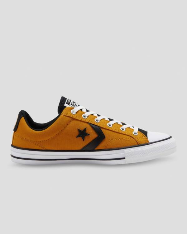 Trampki Niskie Converse Star Player Żółte Czarne | CV-472VOX