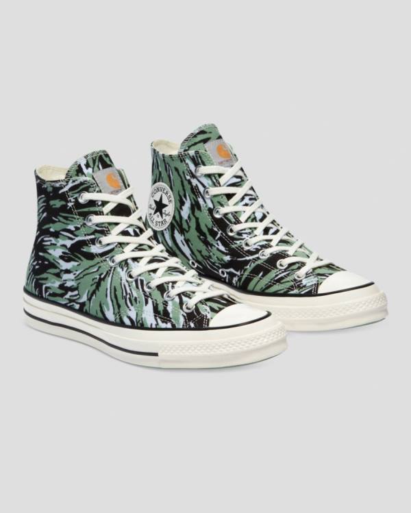 Trampki Wysokie Converse Carhartt Chuck 70 Zielone | CV-817OJC