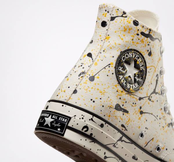 Trampki Wysokie Converse Chuck 70 Archive Paint Splatter Czarne | CV-930PKB