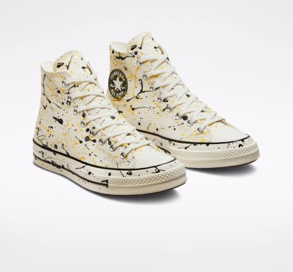 Trampki Wysokie Converse Chuck 70 Archive Paint Splatter Czarne | CV-930PKB