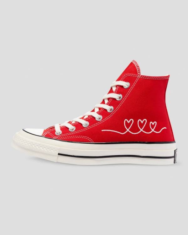 Trampki Wysokie Converse Chuck 70 Love Thread Czerwone | CV-934NOJ