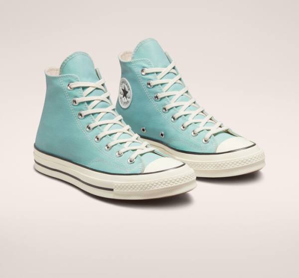 Trampki Wysokie Converse Chuck 70 Pastel Polyester Czarne | CV-215YDZ