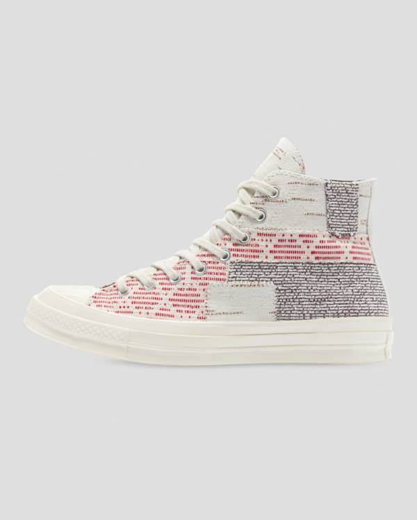 Trampki Wysokie Converse Chuck 70 Patchwork Różowe Szare | CV-742RWF