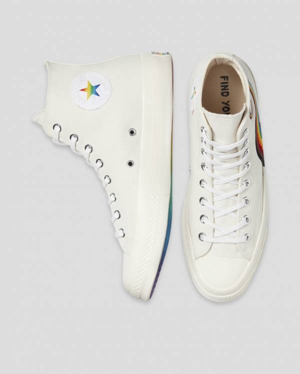 Trampki Wysokie Converse Chuck 70 Pride Beżowe | CV-136SYF