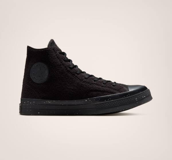 Trampki Wysokie Converse Chuck 70 Renew Czarne Głęboka Zielone | CV-325CKY