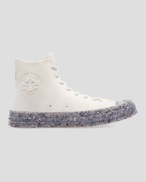 Trampki Wysokie Converse Chuck 70 Renew Knit Beżowe | CV-408SHG