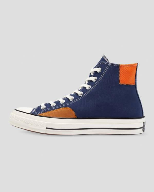 Trampki Wysokie Converse Chuck 70 Ripstop Niebieskie | CV-416UAE