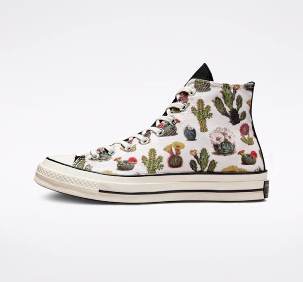 Trampki Wysokie Converse Chuck 70 Succulents Czarne | CV-123ASG