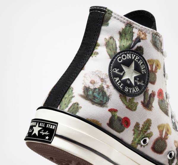 Trampki Wysokie Converse Chuck 70 Succulents Czarne | CV-123ASG