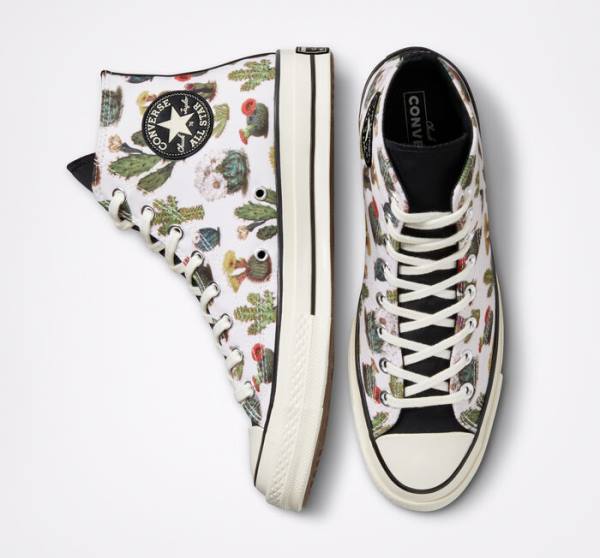 Trampki Wysokie Converse Chuck 70 Succulents Czarne | CV-123ASG