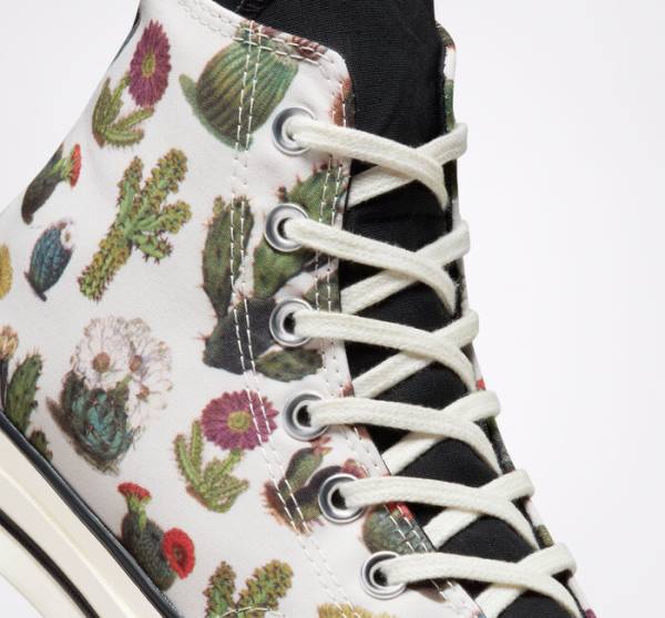 Trampki Wysokie Converse Chuck 70 Succulents Czarne | CV-123ASG