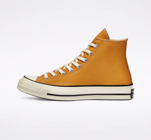 Trampki Wysokie Converse Chuck 70 Sunflower Yellow Czarne | CV-682WCO