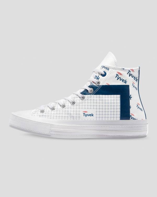 Trampki Wysokie Converse Chuck 70 Tyvek Białe | CV-125CIX