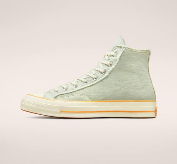 Trampki Wysokie Converse Chuck 70 Washed Denim Głęboka Niebieskie Indygo | CV-273BVH