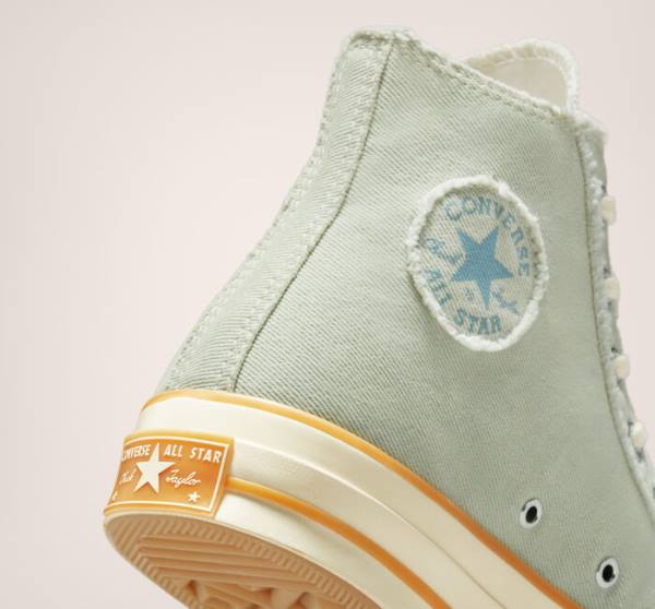 Trampki Wysokie Converse Chuck 70 Washed Denim Głęboka Niebieskie Indygo | CV-273BVH