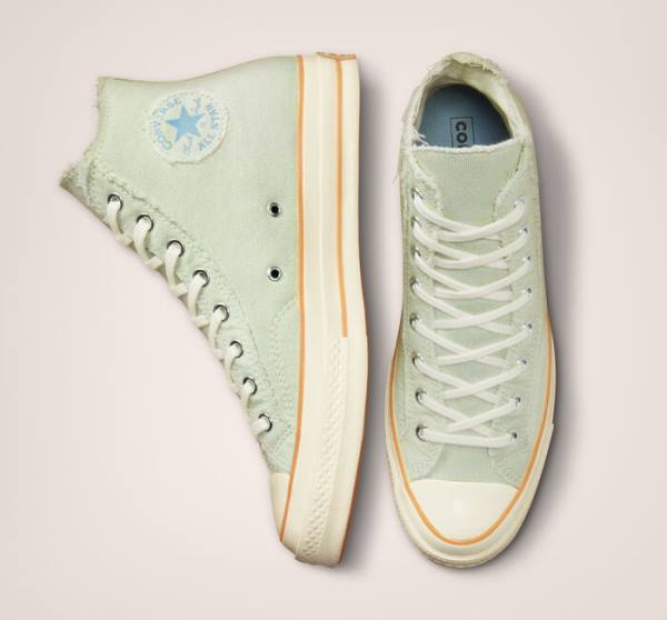 Trampki Wysokie Converse Chuck 70 Washed Denim Głęboka Niebieskie Indygo | CV-273BVH