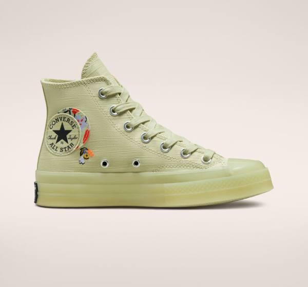 Trampki Wysokie Converse Chuck 70 We Are Stronger Together Oliwkowe Czarne | CV-630KMN