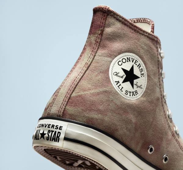 Trampki Wysokie Converse Chuck Taylor All Star Washed Płócienne Czarne | CV-065FWX