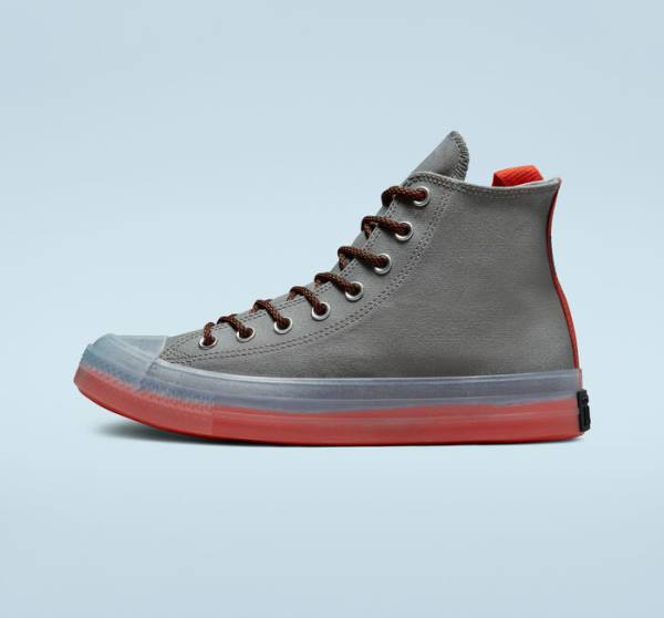 Trampki Wysokie Converse Chuck Taylor All Star CX Pull Tab Pomarańczowe | CV-073TCE