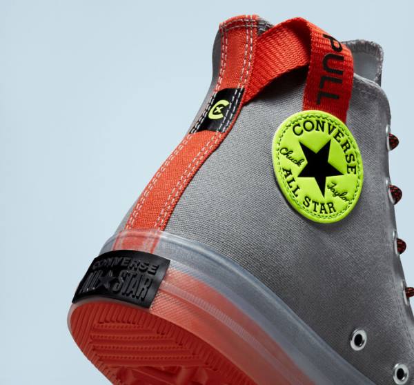 Trampki Wysokie Converse Chuck Taylor All Star CX Pull Tab Pomarańczowe | CV-073TCE