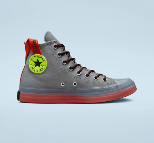 Trampki Wysokie Converse Chuck Taylor All Star CX Pull Tab Pomarańczowe | CV-073TCE