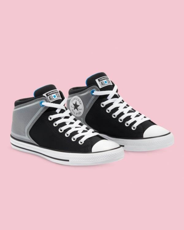 Trampki Wysokie Converse Chuck Taylor All Star High Streetwear Czarne | CV-078ZGP