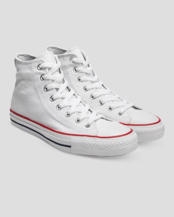 Trampki Wysokie Converse Chuck Taylor All Star Pro Płócienne Białe | CV-120RHP