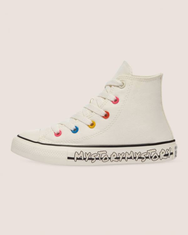 Trampki Wysokie Converse Chuck Taylor All Star My Story Beżowe | CV-128EHO