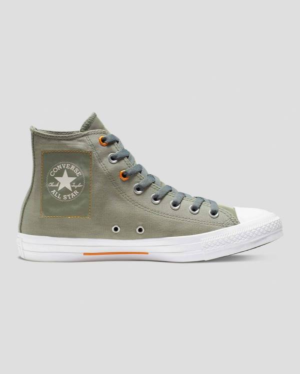 Trampki Wysokie Converse Chuck Taylor All Star Flight School Zielone | CV-160BCX